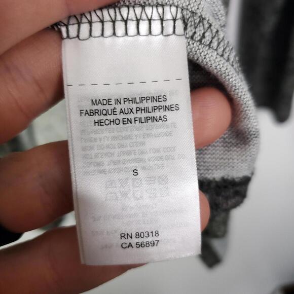 Lucky Brand Sweater Womens Small Open Front Cardigan Jacket Hooded Dull Leopard - Picture 7 of 11